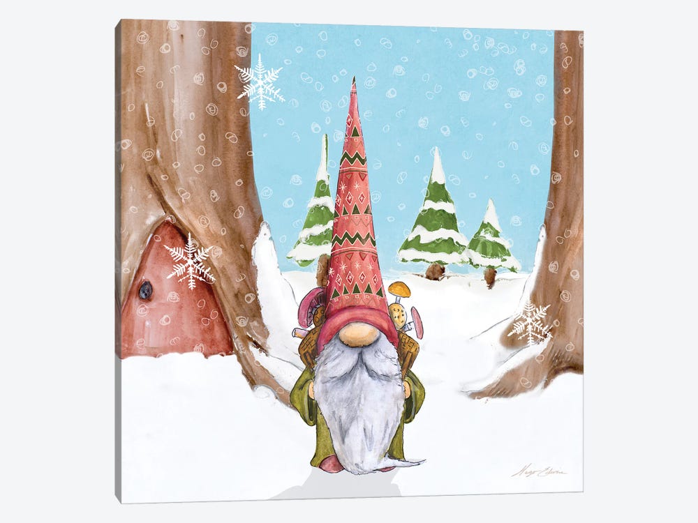 Winter Gnome I by Hugo Edwins 1-piece Art Print