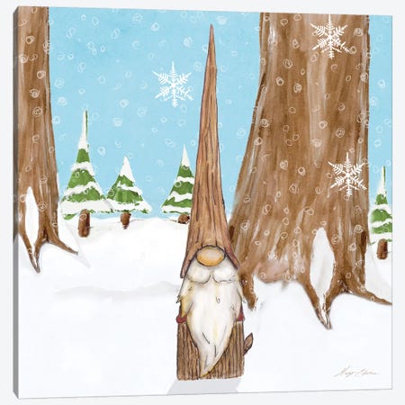 Winter Gnome III Canvas Print #HED22} by Hugo Edwins Canvas Wall Art