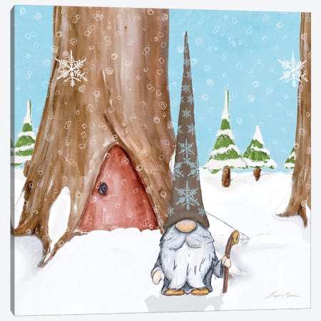 Winter Gnome IV Canvas Print #HED23} by Hugo Edwins Canvas Wall Art
