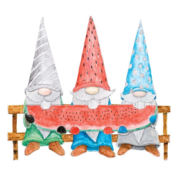 Gnomes: Watermelon Gnomes by Hugo Edwins