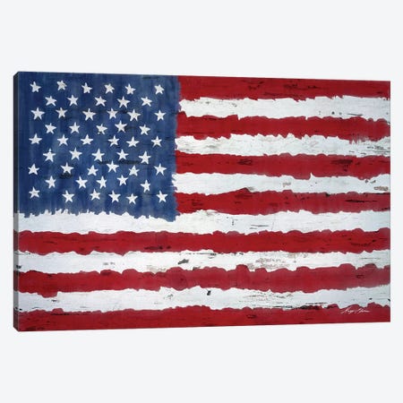 Old Glory Canvas Print #HED3} by Hugo Edwins Canvas Print