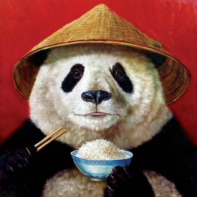 Panda by Lucia Heffernan wall art