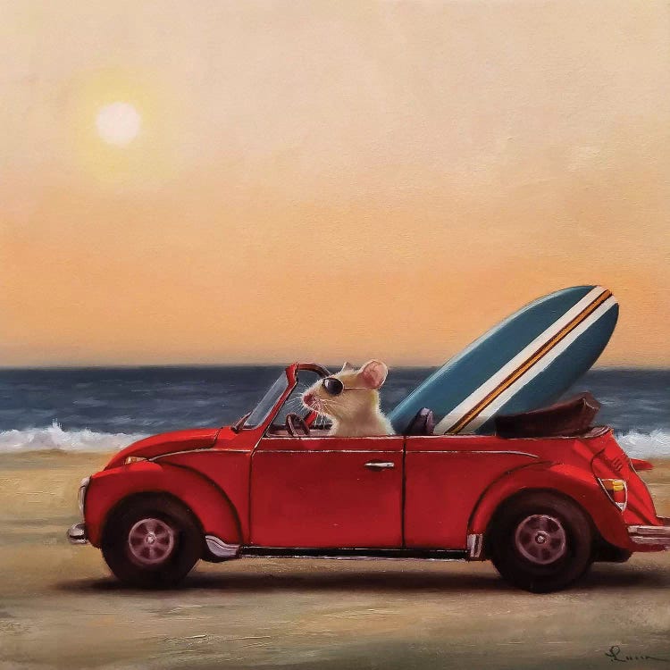 Beach Bound by Lucia Heffernan wall art