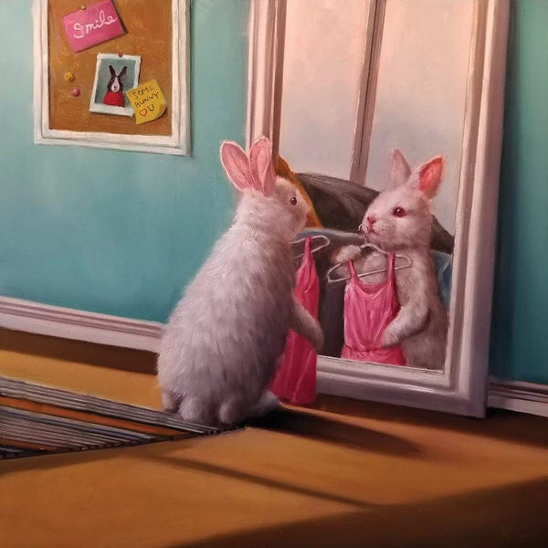 Rabbits: Date Night by Lucia Heffernan