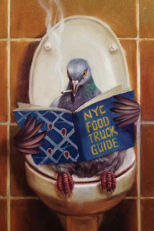 Stool Pigeon by Lucia Heffernan wall art