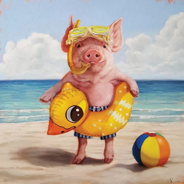 Pigs: Baked Ham by Lucia Heffernan