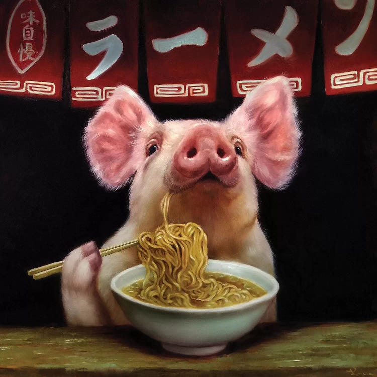 Oodles of Noodles by Lucia Heffernan wall art