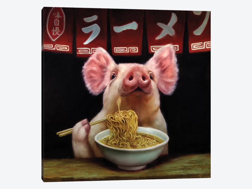 Oodles of Noodles by Lucia Heffernan 1-piece Canvas Art Print