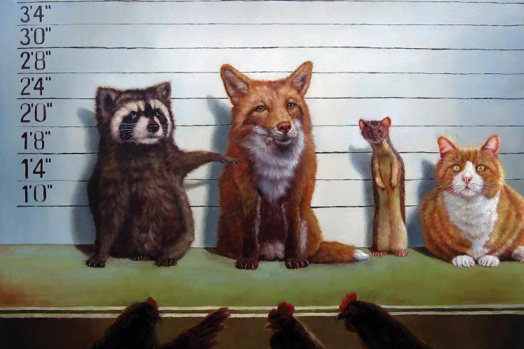 Usual Suspects by Lucia Heffernan wall art