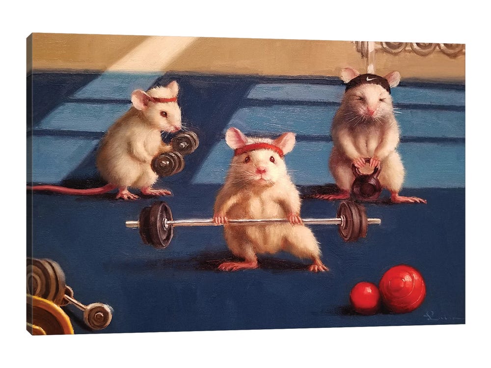 Lucia Heffernan, Gym Rats - Split Squat (2023), Available for Sale