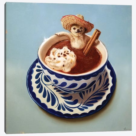 Mexican Hot Chocolate Canvas Print #HEF181} by Lucia Heffernan Canvas Art Print