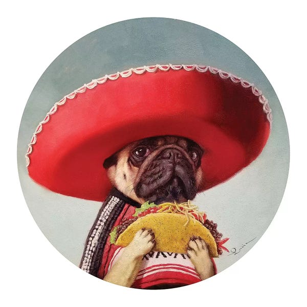 Pugs: Mi Taco Mi Amigo by Lucia Heffernan