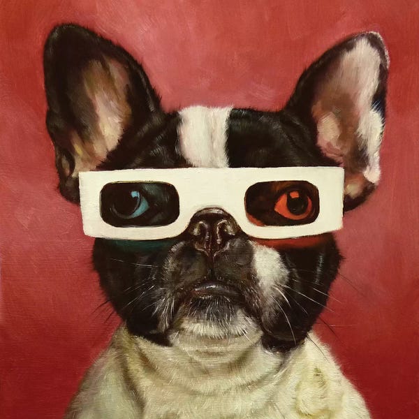 French Bulldogs: 3D Dog by Lucia Heffernan