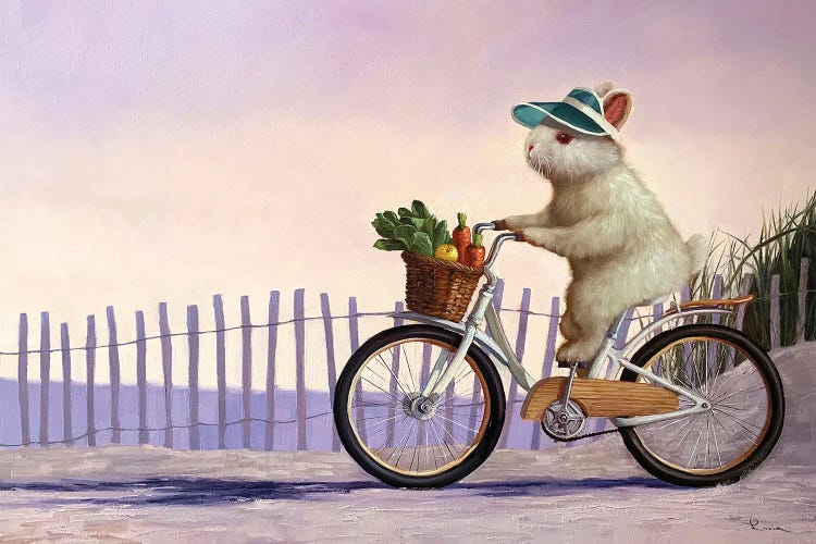 Beach Bunny by Lucia Heffernan wall art