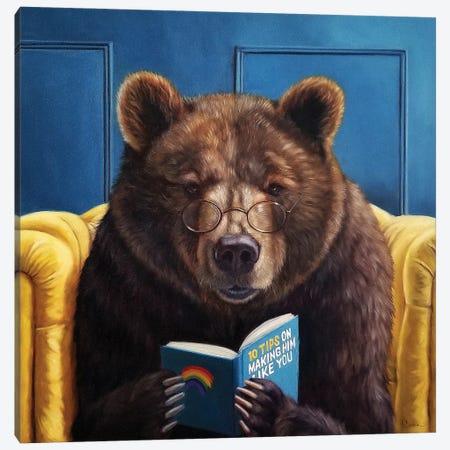 Bear Trap Canvas Print #HEF201} by Lucia Heffernan Canvas Artwork