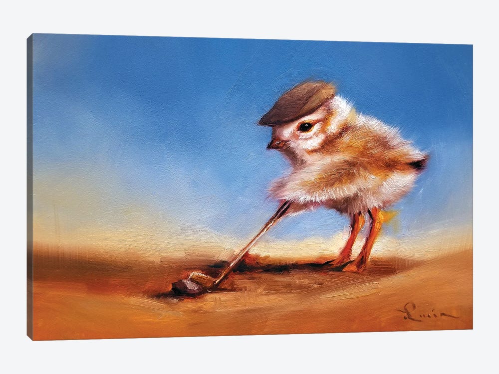Birdie Shot by Lucia Heffernan 1-piece Canvas Wall Art