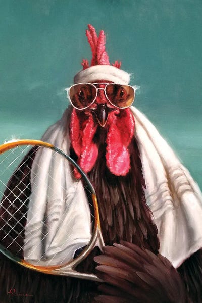 Chickens & Roosters: The Tennis Pro by Lucia Heffernan