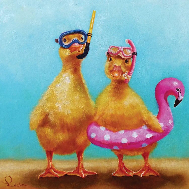 Pool Party by Lucia Heffernan wall art