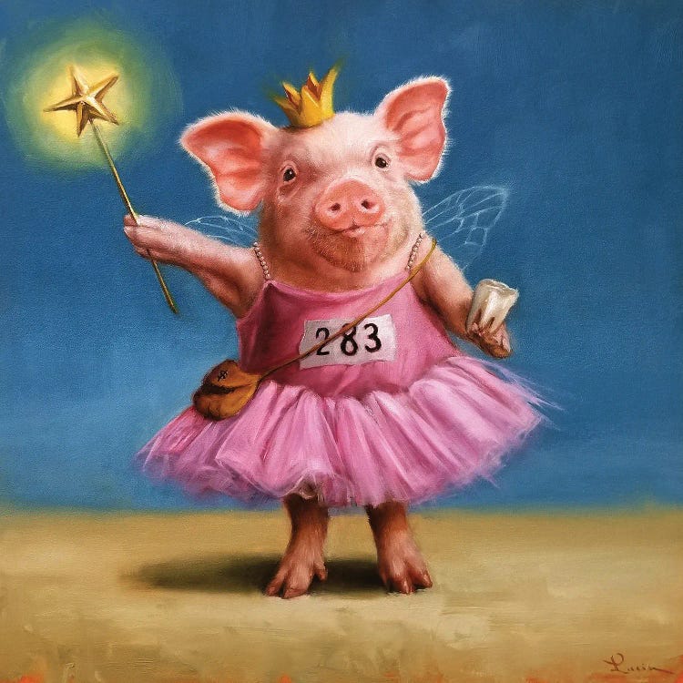Tooth Fairy by Lucia Heffernan wall art