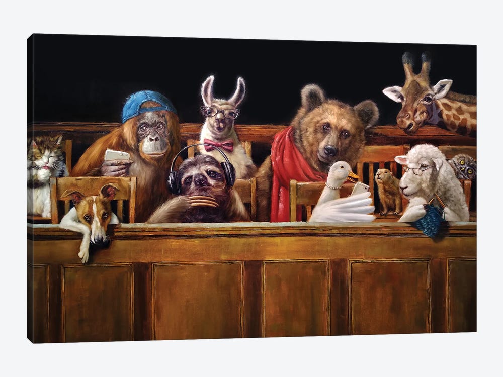 We The Jury by Lucia Heffernan 1-piece Canvas Wall Art