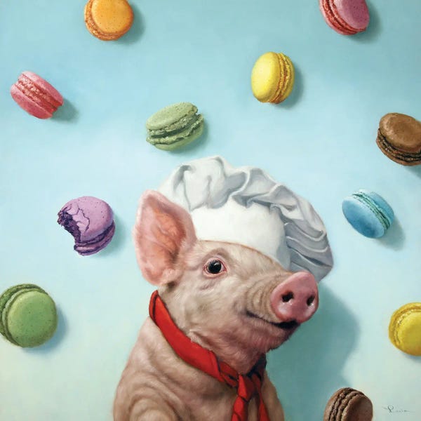 Pigs: Bakers Dream by Lucia Heffernan