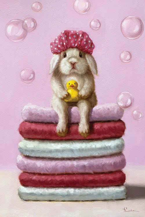 Bath Day by Lucia Heffernan wall art