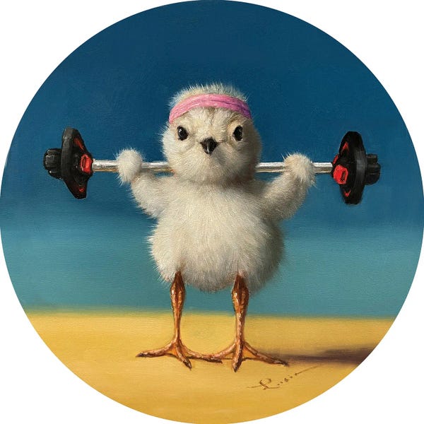 Fitness: Feather Weight II by Lucia Heffernan