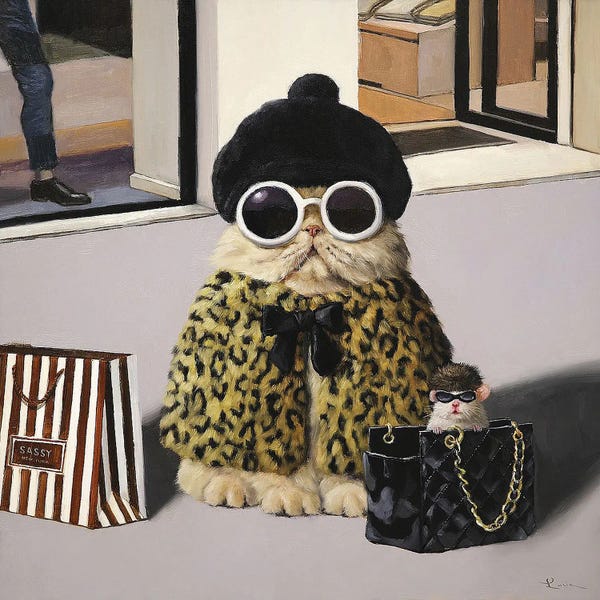 A Purr-fect Day: Retail Therapy by Lucia Heffernan