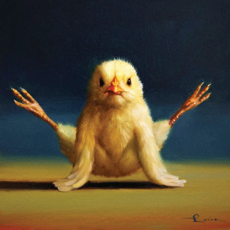 Firefly (Yoga Chick) by Lucia Heffernan wall art