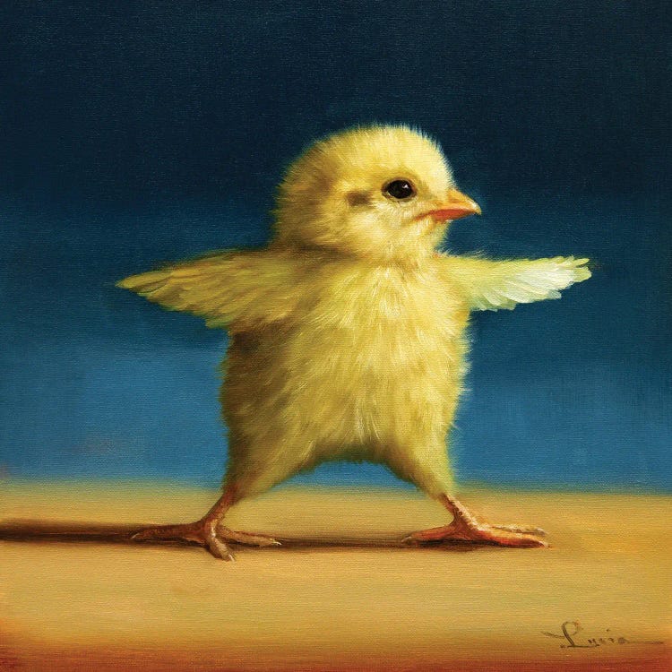 Warrior II (Yoga Chick) by Lucia Heffernan wall art
