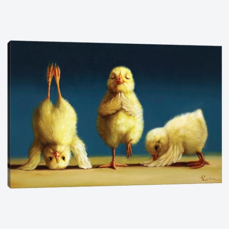 Yoga Chicks III Canvas Print by Lucia Heffernan | iCanvas