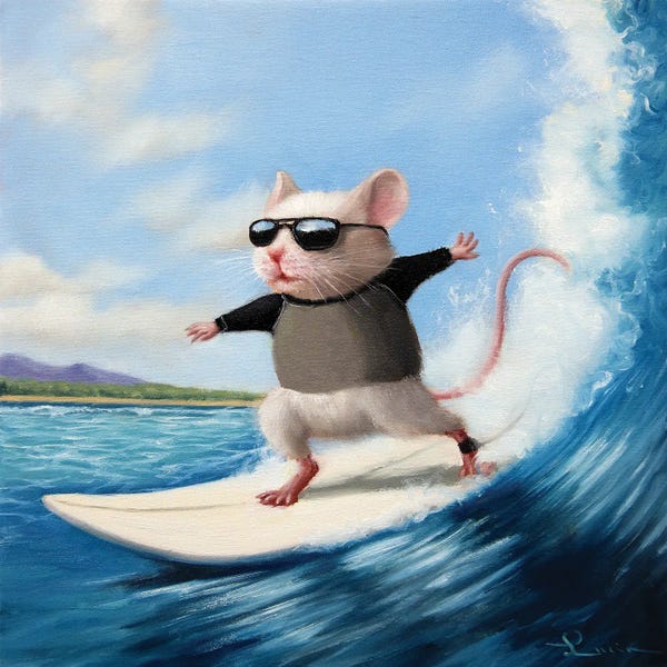 Rodents: Surf's Up by Lucia Heffernan