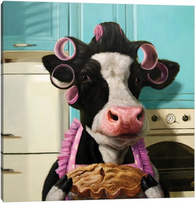 Cow Pie Canvas Art Print