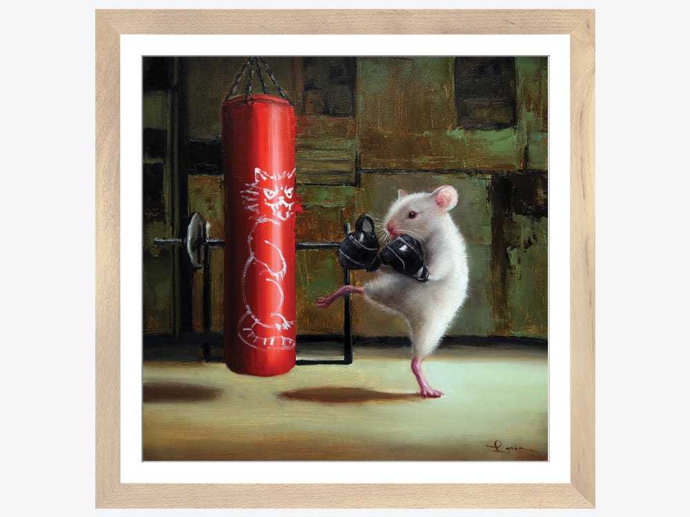 Gym Rats 27 X21 With Hand Painted Brushstrokes, Print On Canvas, 1 - Kroger