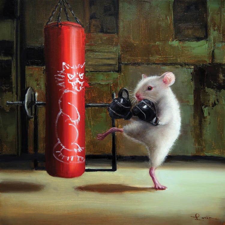 Gym Rat by Lucia Heffernan wall art