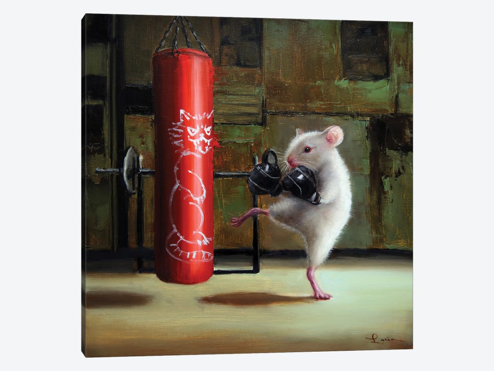 Gym Rat by Lucia Heffernan 1-piece Art Print
