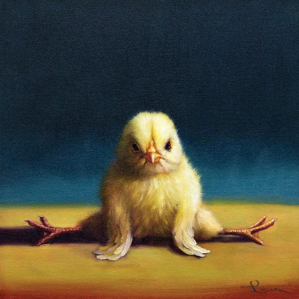 Yoga: Front Split (Yoga Chick) by Lucia Heffernan