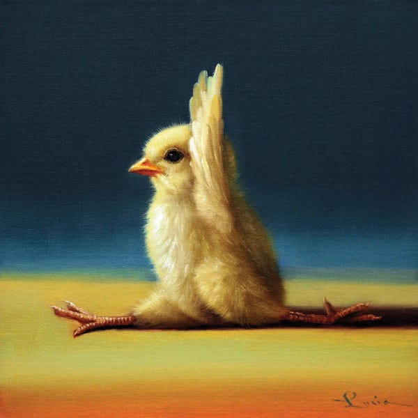 Yoga: Monkey Pose (Yoga Chick) by Lucia Heffernan