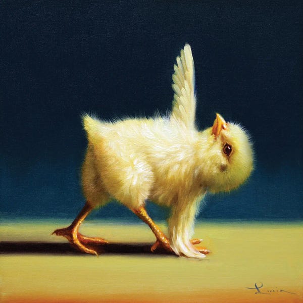 Yoga: Revolved Triangle (Yoga Chick) by Lucia Heffernan