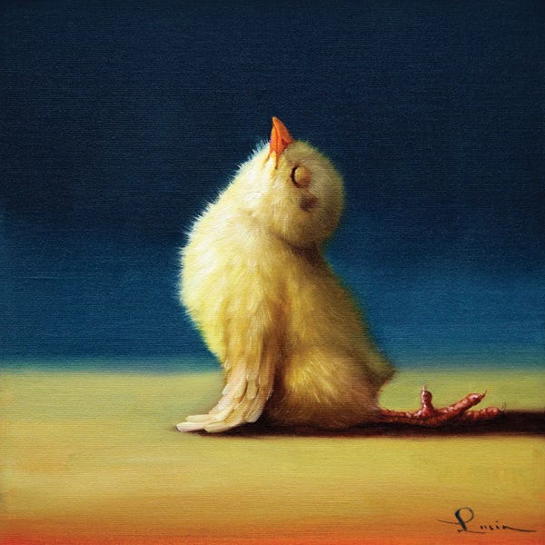 Lucia Heffernan: Upward Dog (Yoga Chick) by Lucia Heffernan