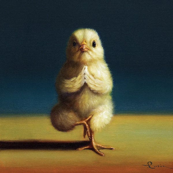 Yoga: Tree Pose (Yoga Chick) by Lucia Heffernan