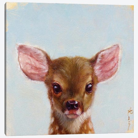 Bambi Canvas Print #HEF297} by Lucia Heffernan Canvas Artwork