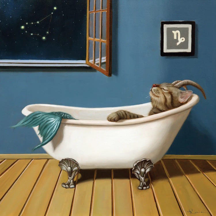Capricorn by Lucia Heffernan wall art