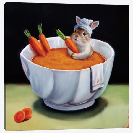 Carrot Spa Canvas Print #HEF302} by Lucia Heffernan Canvas Art Print
