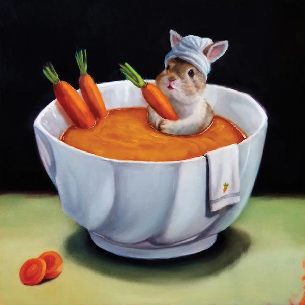 Rabbits: Carrot Spa by Lucia Heffernan