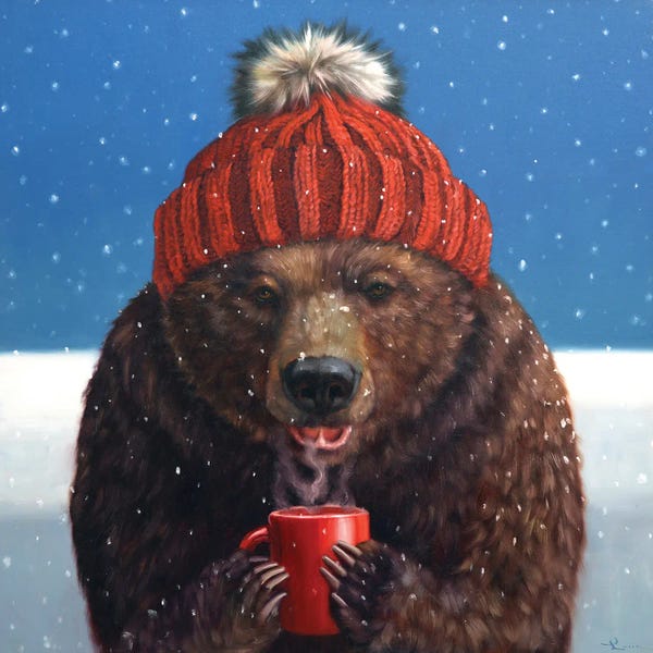 Snow: First Sip by Lucia Heffernan