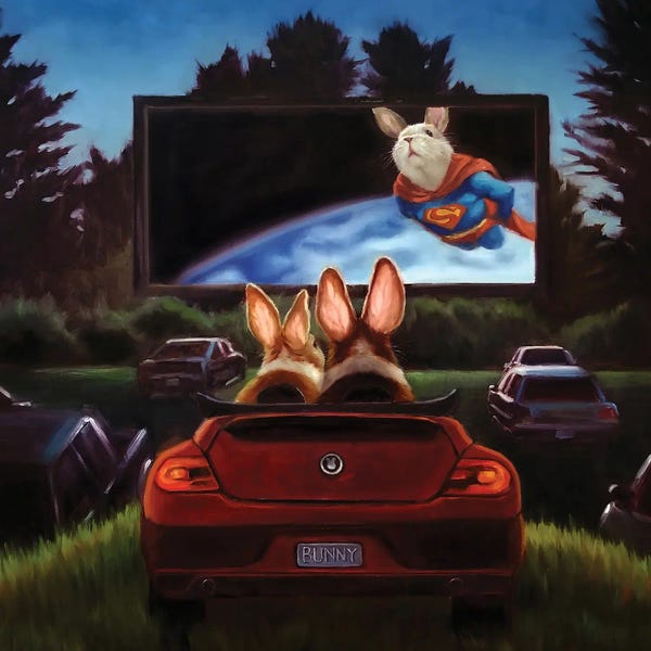 Home Theater: Movie Night by Lucia Heffernan