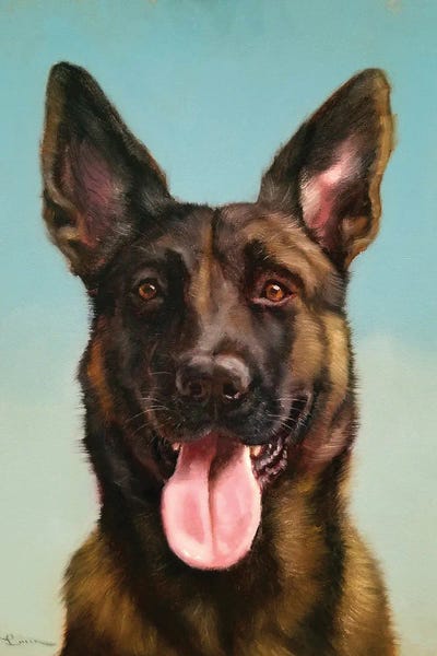 German Shepherds: Red by Lucia Heffernan