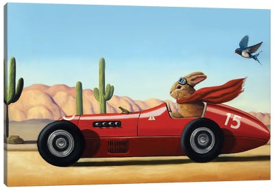 Road Trip II Canvas Art Print - Auto Racing Art