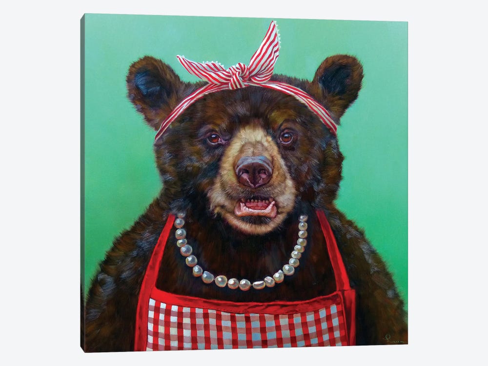 Mama Bear 1-piece Canvas Art